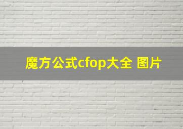 魔方公式cfop大全 图片